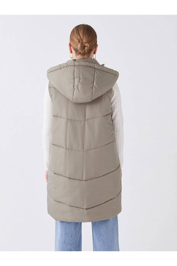 LCW Women's Hooded Puffer Vest - 6