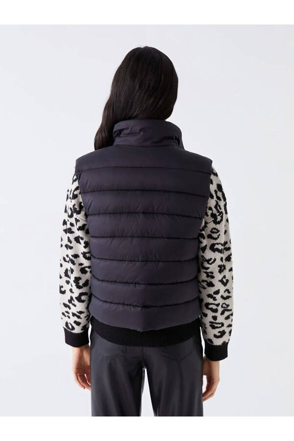 LCW Women's Stand Collar Puffer Vest - 6