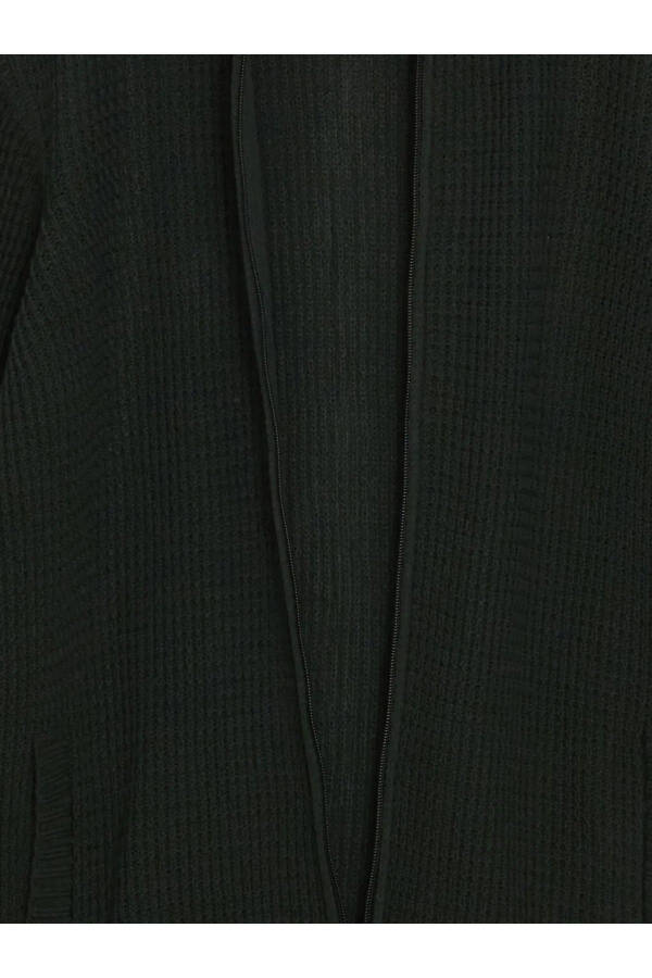 LCWAIKIKI Classic Dark Green Men's Knit Cardigan - 2