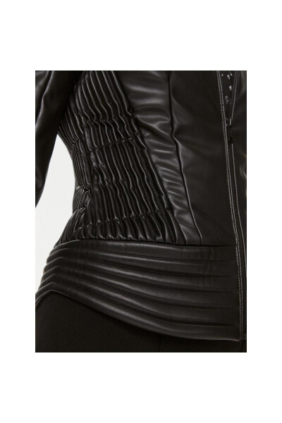 Lea Corset Pu Jacket Women's Coat W4RL12WFWT0-24K - 4