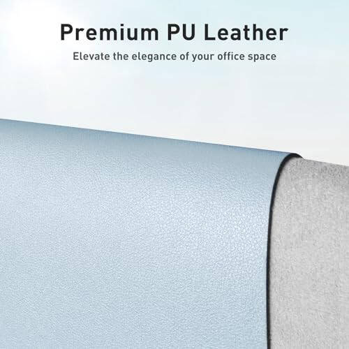 Leather Desk Pad Protector, Mouse Pad, Office Desk Mat, Non-Slip PU Leather Desk Blotter, Laptop Desk Pad, Waterproof Desk Writing Pad for Office and Home (31.5