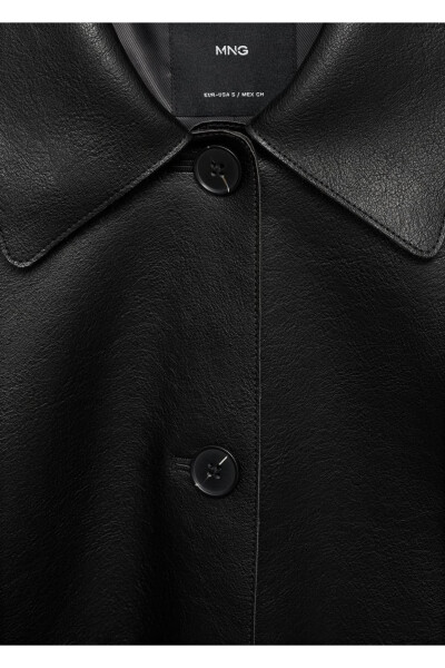 Leather Look Pocket Jacket - 17