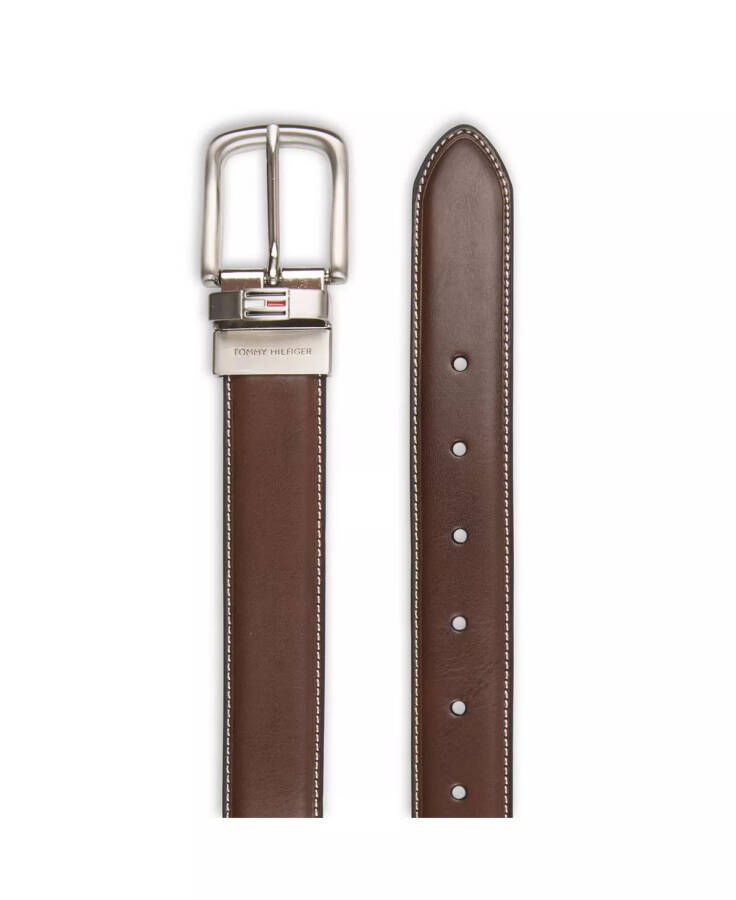 Leather Reversible Dress Men's Belt Brown/Black - 10