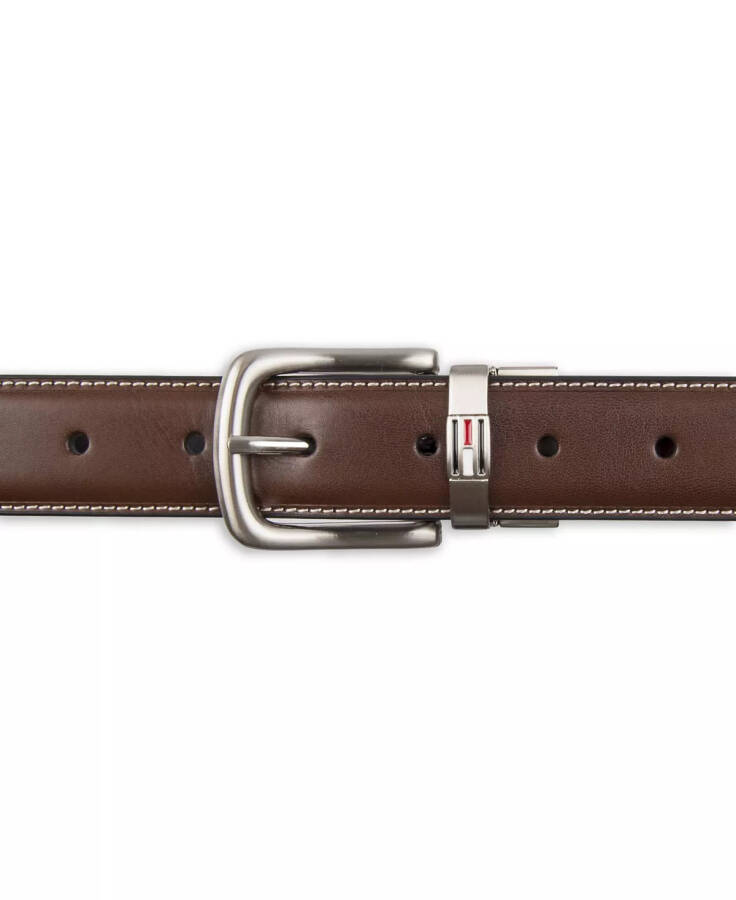 Leather Reversible Dress Men's Belt Brown/Black - 3