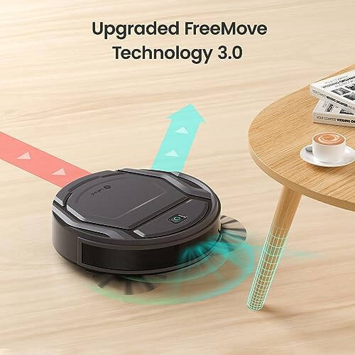 Lefant Robot Vacuum Cleaner Slim Quiet,2200Pa Powerful Suction,120 Mins Runtime,6 Cleaning Modes,Wi-Fi/App/Alexa,Self-Charging Pet Hair Robotic Vacuum Ideal for Hard Floor,Low-Pile Carpet,M210 Pro - 2