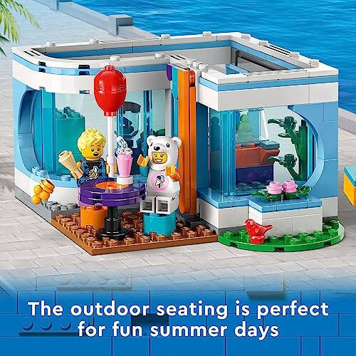 LEGO City Ice-Cream Shop 60363 Building Toy Set, Includes a Cargo Bike, 3 Minifigures and Lots of Fun Features and Accessories for Imaginative Role Play, Great Birthday Gift Idea for Kids - 34