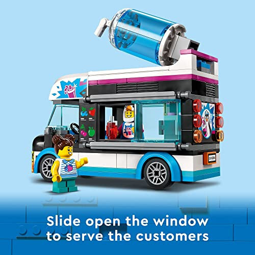 LEGO City Penguin Slushy Van Building Toy - Featuring a Truck and Costumed Minifigure, Great Gift Idea for Boys and Girls, Truck Toy for Kids Ages 5 and Up, 60384 - 4