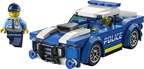 LEGO City Polis Arabası Oyuncak 60312 5 Yaş ve Üzeri Çocuklar İçin Polis Memuru Minifigürüyle Küçük Hediye Fikirleri, Macera Serisi, Araba Kovalamaca Yapı Seti - 5