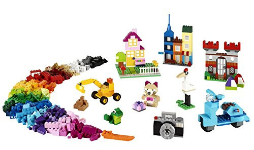 LEGO Classic Büyük Yaratıcı Tuğla Kutusu 10698 Yapı Oyuncak Seti, Ev veya Sınıflar İçin Oyuncak Saklama Çözümü, Çocuklar, Erkekler ve Kızlar İçin Etkileşimli Yapı Oyuncağı - 2