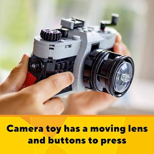 LEGO Creator 3 in 1 Retro Camera Toy, Transforms from Toy Camera to Retro Video Camera to Retro TV Set, Photography Gift for Boys and Girls Ages 8 Years Old and Up Who Enjoy Creative Play, 31147 - 4