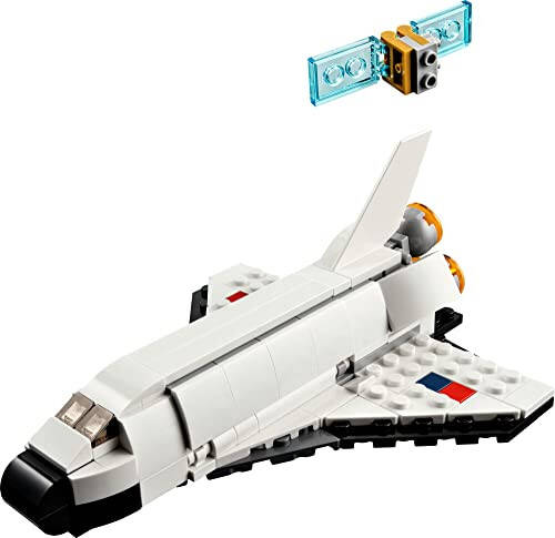 LEGO Creator 3 in 1 Space Shuttle Building Toy for Kids, Creative Gift Idea for Boys and Girls Ages 6 and Up, Build and Rebuild This Space Shuttle Toy into an Astronaut Figure or a Spaceship, 31134 - 10