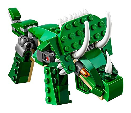 LEGO Creator 3'ü 1 Arada Muhteşem Dinozor Oyuncak, T. rex'ten Triceratops'a ve Pterodactyl'e Dönüşüyor, 7-12 Yaş Arası Erkek ve Kız Çocuklar İçin Harika Bir Hediye, 31058 - 3