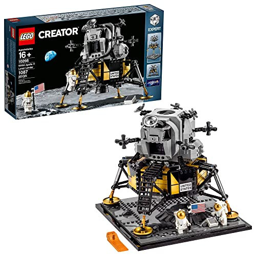 LEGO Creator Expert NASA Apollo 11 Lunar Lander 10266 Building Toy Set for Ages 16+ (1087 Pieces) - 1