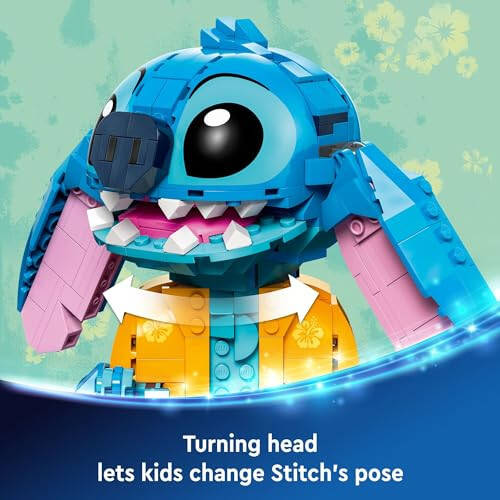 LEGO Disney Stitch Игрушечный Конструктор, Игрушка Disney для Детей 9 Лет, Строительная Фигурка с Мороженым, Веселый Подарок Disney для Девочек, Мальчиков и Любителей Хитового Фильма Лило и Стич, 43249 - 4