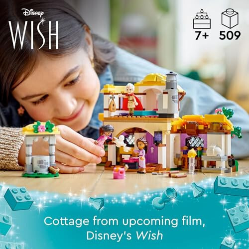 LEGO Disney Wish: Asha’s Cottage 43231 Building Toy Set, A Cottage for Role-Playing Life in The Hamlet, Collectible Gift This Holiday for Fans of The Disney Movie, Gift for Kids Ages 7 and up - 2