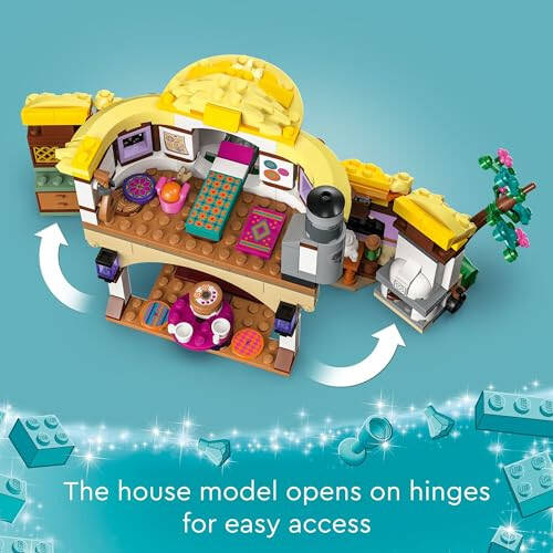 LEGO Disney Wish: Asha’s Cottage 43231 Building Toy Set, A Cottage for Role-Playing Life in The Hamlet, Collectible Gift This Holiday for Fans of The Disney Movie, Gift for Kids Ages 7 and up - 3