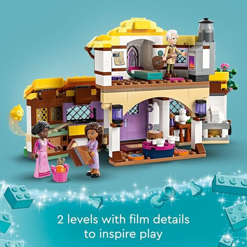 LEGO Disney Xohishi: Asha'ning Kulbasi 43231 Qurilish O'yinchoq To'plami, Qishloqdagi Rol O'ynash Hayoti uchun Kulba, Disney Filmining Muhlislari uchun Bu Bayramda To'planadigan Sovg'a, 7 Yosh va Undan Katta Bolalar uchun Sovg'a - 4