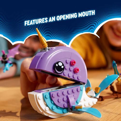 LEGO DREAMZzz Izzie's Narwhal Hot-Air Balloon Deep-Sea Animal Toy, Save Bunchu from a Grimspawn, Transforming Whale Figure for Kids, Bunny Toy for Boys and Girls 7 Years Old and Up, 71472 - 5