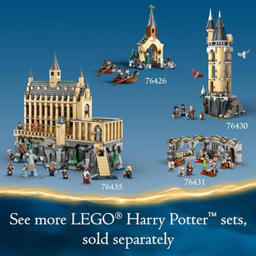 LEGO Garri Potter Aragog Manotiy o'rmonda, Bolalar uchun o'rgimchak o'yin to'plami, sehrli jonzot va 2 minifigura bilan Garri Potter to'plami, 7 yoshli o'g'il va qiz bolalar uchun Garri Potter o'yinchoqi, 76434 - 6