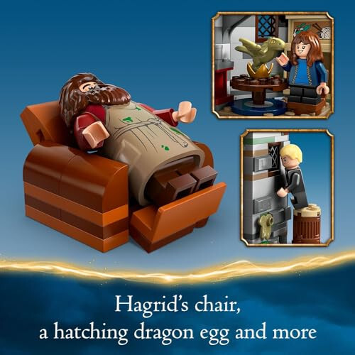 LEGO Harry Potter Hagrid’s Hut: An Unexpected Visit, Harry Potter Toy with 7 Characters and a Dragon for Magical Role Play, Buildable House Toy, Gift Idea for Girls, Boys and Kids Ages 8 and Up, 76428 - 34