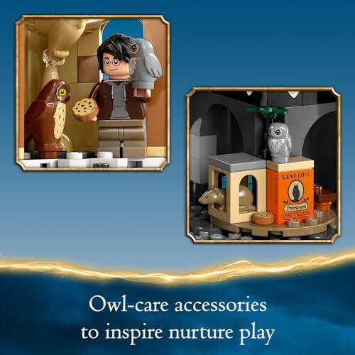 LEGO Harry Potter Hogwarts Castle Owlery Toy, Wizarding World Fantasy Toy for Girls and Boys, Harry Potter Castle Playset with 3 Characters, Birthday Gift Idea for Kids Ages 8 and Up, 76430 - 4