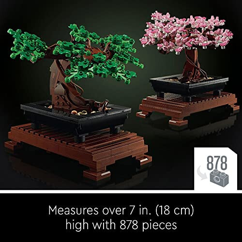 LEGO Icons Bonsai Ağacı Yapım Seti, Kiraz Çiçeği Modelleri İçerir, Yetişkinler İçin DIY Bitki Modeli, Ev Dekoru ve Ofis Sanatı İçin Yaratıcı Hediye, Botanik Koleksiyon Tasarım Seti, 10281 - 5