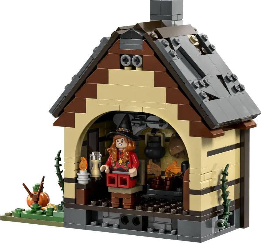 LEGO Ideas Disney Hocus Pocus: The Sanderson Sisters' Cottage Collectible Building Set, Unique Gift Idea for Adults and Fans of Disney Movie Hocus Pocus, Includes Sanderson Sister Minifigures, 21341 - 1