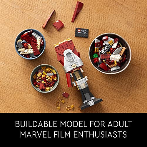 LEGO Marvel Nano Gauntlet, Iron Man Model with Infinity Stones, 76223 Avengers: Endgame Film Set, Collectable Memorabilia, Gift Idea for Adults and Teens - 9