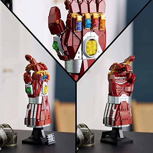 LEGO Marvel Nano Gauntlet, Iron Man Model with Infinity Stones, 76223 Avengers: Endgame Film Set, Collectable Memorabilia, Gift Idea for Adults and Teens - 4