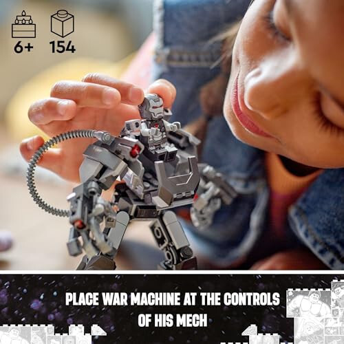 LEGO Marvel War Machine Mech Armor, Buildable Marvel Action Figure Toy for Kids with 3 Stud Shooters, Legendary Character from The MCU, Marvel Gift for Boys and Girls Aged 6 and Up, 76277 - 3