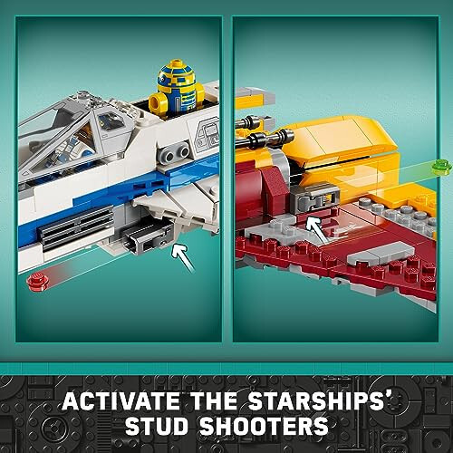 Lego Star Wars: Ahsoka New Republic E-Wing vs. Shin Hati’s Starfighter 75364 Star Wars Playset Based on The Ahsoka TV Series, Show Inspired Building Toy for Ahsoka Fans Featuring 5 Star Wars Figures - 4