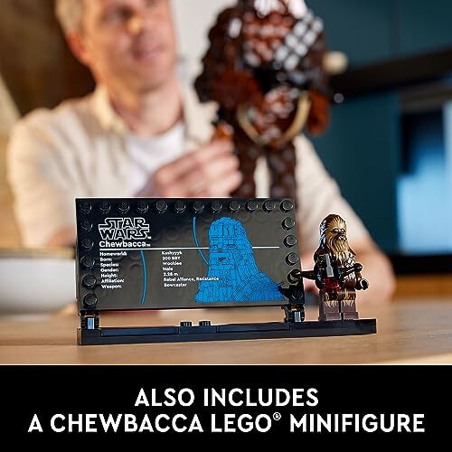 LEGO Star Wars Chewbacca, Yetişkinler İçin Yapılabilir Star Wars Koleksiyonu, Chewbacca Koleksiyonunu Yapın ve Sergileyin, Gençler, Yetişkinler veya Herhangi Bir Star Wars Orijinal Üçlemesi Hayranı İçin Eğlenceli Star Wars Hediyesi, 75371 - 5