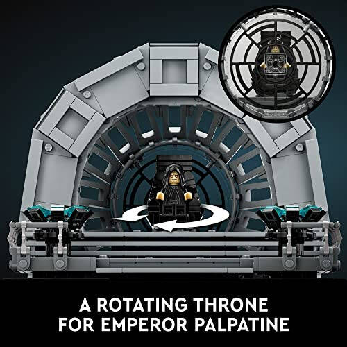 LEGO Star Wars Emperor’s Throne Room Diorama 75352 Building Set for Adults, Classic Star Wars Collectible for Display with Darth Vader Minifigure, Fun Birthday Gift for Men and Women - 34