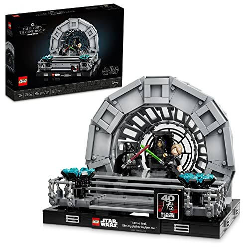 LEGO Star Wars İmparatorun Taht Odası Dioraması 75352 Yetişkinler İçin Yapı Seti, Klasik Star Wars Koleksiyonu Sergilemek İçin, Darth Vader Minifigürüyle, Erkek ve Kadınlar İçin Eğlenceli Doğum Günü Hediyesi - 31