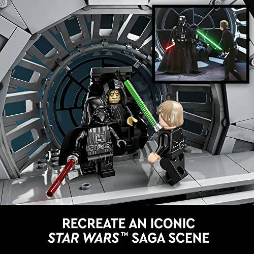 LEGO Star Wars İmparatorun Taht Odası Dioraması 75352 Yetişkinler İçin Yapı Seti, Klasik Star Wars Koleksiyonu Sergilemek İçin, Darth Vader Minifigürüyle, Erkek ve Kadınlar İçin Eğlenceli Doğum Günü Hediyesi - 30