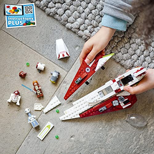 LEGO Star Wars OBI-Wan Kenobi'ning Jedi Yulduz Jangchisi 75333 Qurilish O'yinchoq To'plami - Mini Figuralar, Yorug'lik Qilich, Klon Kosmik Kemasi (Klonlar Hujumi Filmi), 7 yosh va undan katta bolalar, o'g'il va qizlar uchun ajoyib sovg'a - 5