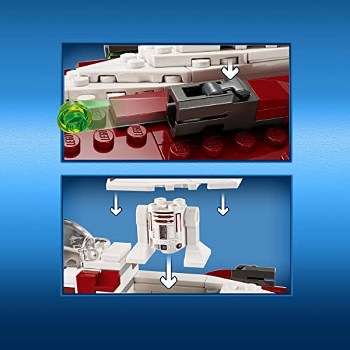 LEGO Star Wars OBI-Wan Kenobi's Jedi Starfighter 75333 Building Toy Set - Features Minifigures, Lightsaber, Clone Starship from Attack of The Clones, Great Gift for Kids, Boys, and Girls Ages 7+ - 4