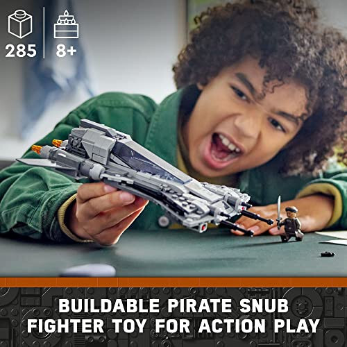 Lego Star Wars Pirate Snub Fighter 75346 Buildable Starfighter Playset Featuring Pirate Pilot and Vane Characters from The Mandalorian Season 3, Birthday Gift Idea for Boys and Girls Ages 8 and up - 28