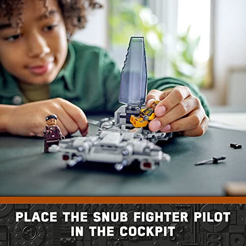 Lego Star Wars Пиратский Snub Fighter 75346 Строительный набор звездного истребителя с пиратом-пилотом и персонажами Vane из сериала «Мандалорец» 3 сезон, Идея подарка на день рождения для мальчиков и девочек от 8 лет - 35