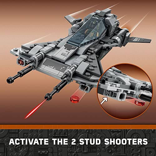 Lego Star Wars Пиратский Snub Fighter 75346 Строительный набор звездного истребителя с пиратом-пилотом и персонажами Vane из сериала «Мандалорец» 3 сезон, Идея подарка на день рождения для мальчиков и девочек от 8 лет - 36