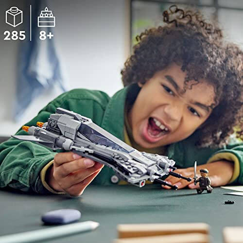 Lego Star Wars Пиратский Snub Fighter 75346 Строительный набор звездного истребителя с пиратом-пилотом и персонажами Vane из сериала «Мандалорец» 3 сезон, Идея подарка на день рождения для мальчиков и девочек от 8 лет - 1