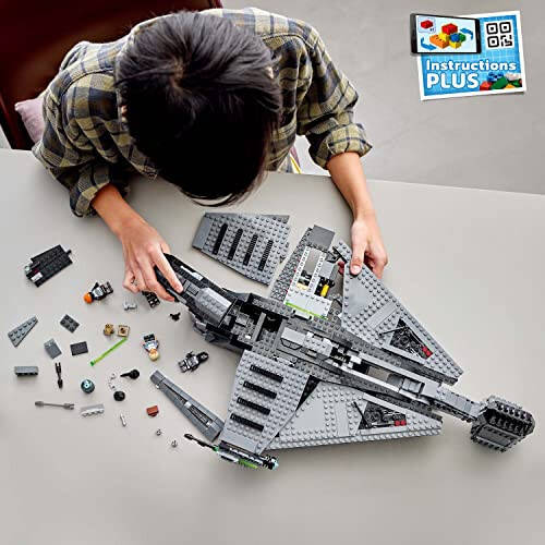 LEGO Star Wars The Justifier 75323, Строящийся Игрушечный Космический Корабль с Минифигуркой Кэда Бейна и Фигуркой Дроида Todo 360, Набор Плохой Партии, Подарки для Детей, Мальчиков и Девочек - 5