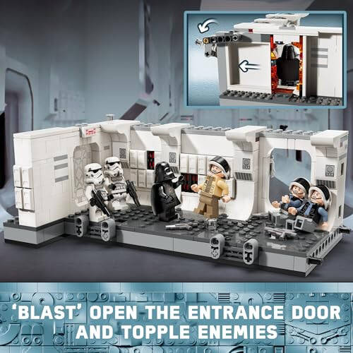 LEGO Star Wars: Yangi Umid Tantive IV ga chiqish xayol o'yinchog'i, Ekskluziv 25 yillik yubiley minifigurkasi Klon askari Besh bilan to'planadigan Star Wars o'yinchog'i, 8 yosh va undan katta bolalar uchun sovg'a g'oyalari, 75387 - 3