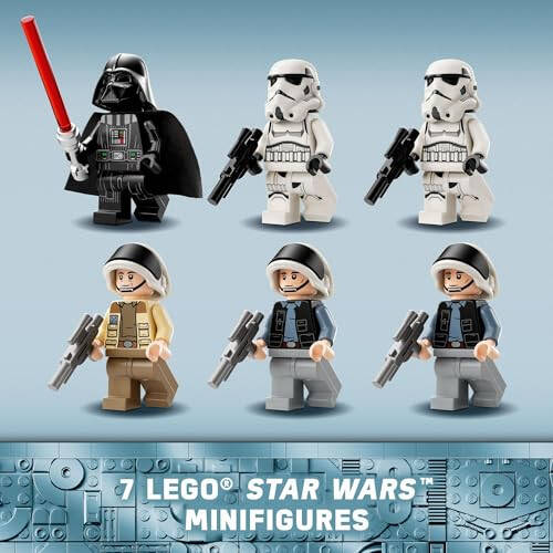 LEGO Star Wars: Yangi Umid Tantive IV ga chiqish xayol o'yinchog'i, Ekskluziv 25 yillik yubiley minifigurkasi Klon askari Besh bilan to'planadigan Star Wars o'yinchog'i, 8 yosh va undan katta bolalar uchun sovg'a g'oyalari, 75387 - 4