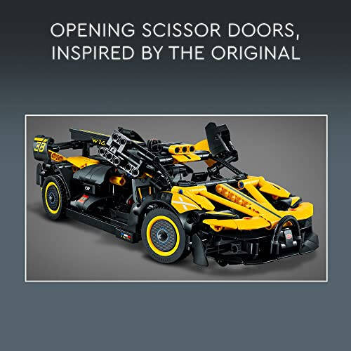 LEGO Technic Bugatti Bolide Racing Car Building Set - Model and Race Engineering Toy for Back to School, Collectible Sports Car Construction Kit for Boys, Girls, and Teen Builders Ages 9+, 42151 - 10