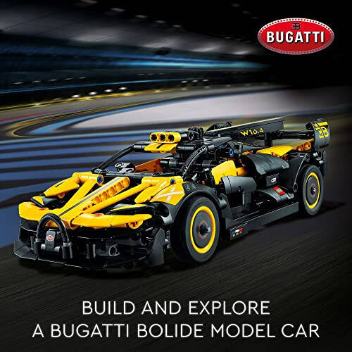 LEGO Technic Bugatti Bolide Yarış Arabası Yapı Seti - Model ve Yarış Mühendisliği Oyuncağı Okul Başlangıcı İçin, Erkek, Kız ve Genç Yapımcılar İçin Koleksiyonluk Spor Araba Yapı Seti, 9 Yaş ve Üzeri, 42151 - 2