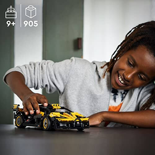 LEGO Technic Bugatti Bolide Yarış Arabası Yapı Seti - Model ve Yarış Mühendisliği Oyuncağı Okul Başlangıcı İçin, Erkek, Kız ve Genç Yapımcılar İçin Koleksiyonluk Spor Araba Yapı Seti, 9 Yaş ve Üzeri, 42151 - 5