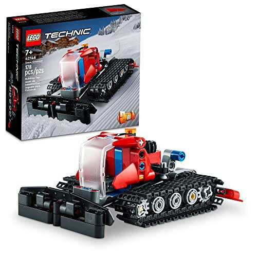 LEGO Technic Qor Bakim Mashinasi va Qor Motorsi 42148, 2 ta 1 ta Transport vositasi modeli to'plami, Muhandislik o'yinchoqlari, Qishki qurilish o'yinchoqlari bolalar, o'g'il bolalar, qizlar 7 yosh va undan katta, Tug'ilgan kun sovg'asi g'oyasi - 31