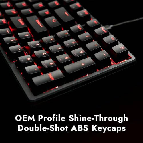 LEMOKEY X5 96% Simli O'yin LED Orqa Yoritilgan QMK/Launcher Mexanik Klaviatura Windows/Linux Uchun, Moslashtirilgan Klaviatura, Ikki Qavatli Tugmalar, Mexanik Qizil Kalit, Ham O'yin Ham Ish Uchun Ideal - 3