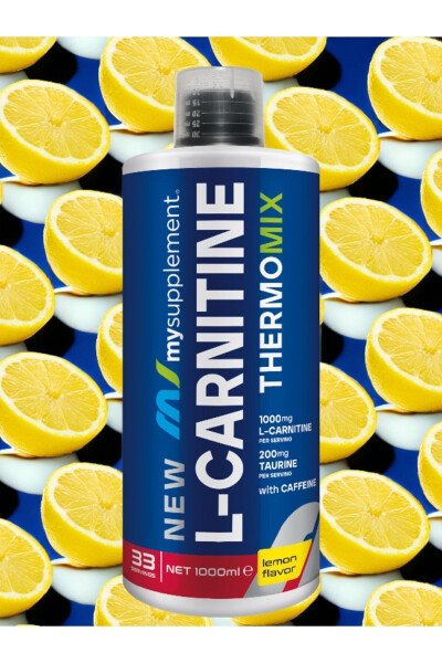 Lemon Flavored L-Carnitine 33 Servings 1000 ml Thermomix L- Carnitine - 3